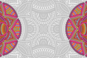 Vector ornamental background with mandala