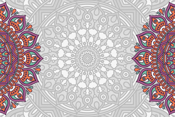 Vector ornamental background with mandala