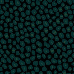 blue leopard print, seamless pattern leopard color, for clothing or print
