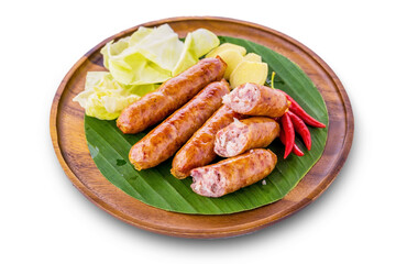Thai sausage favorite street food