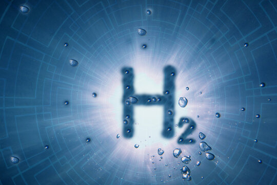 h2 underwater with sun and structure from the background