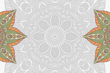 Vector ornamental background with mandala