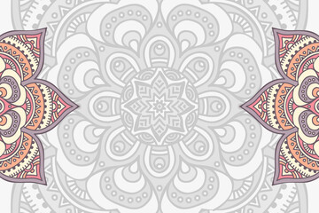 Vector ornamental background with mandala