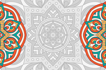 Vector ornamental background with mandala