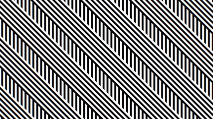 Black and White Diagonal Stripes Optical Illusion Moving Line Pattern - Abstract Background Texture