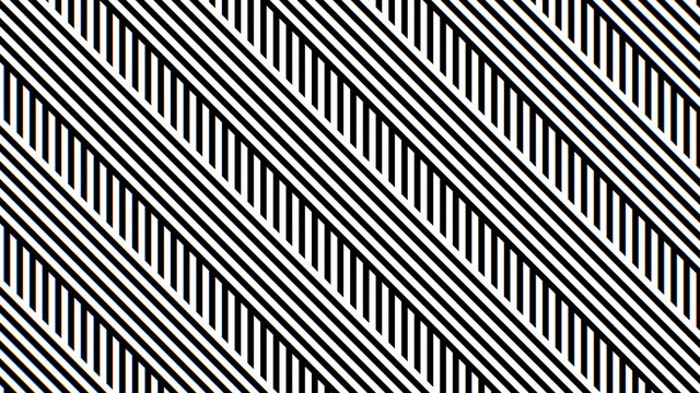 Black and White Diagonal Stripes Optical Illusion Moving Line Pattern - Abstract Background Texture
