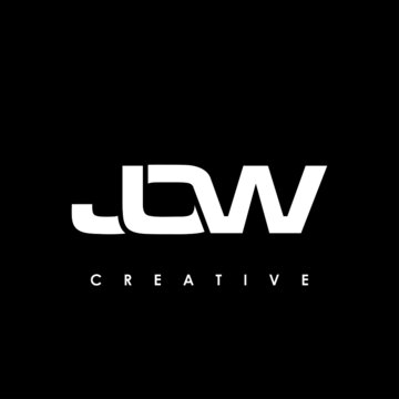 JOW Letter Initial Logo Design Template Vector Illustration
