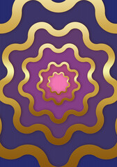 Background of circular e-commerce Festival Promotion Poster