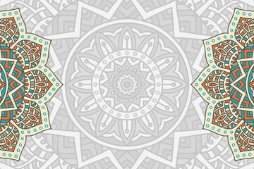 Vector ornamental background with mandala