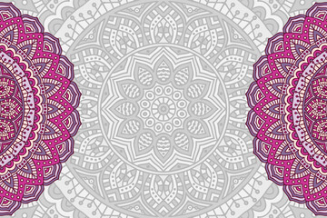 Vector ornamental background with mandala
