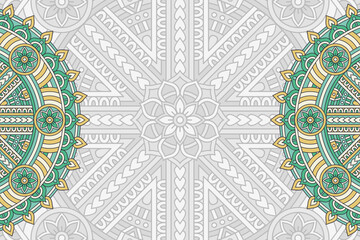 Vector ornamental background with mandala