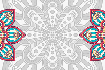 Vector ornamental background with mandala