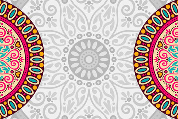 Vector ornamental background with mandala