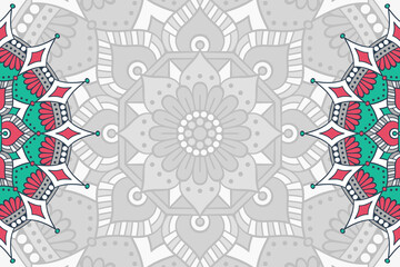 Vector ornamental background with mandala