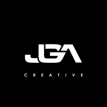 JGA Letter Initial Logo Design Template Vector Illustration