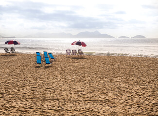  On the beach of Copacabana