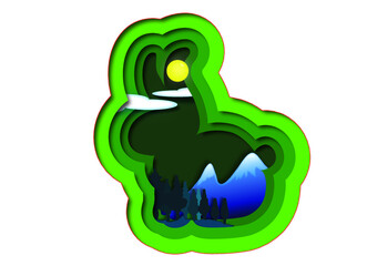 Portfolio of designs in illustrator about nature.