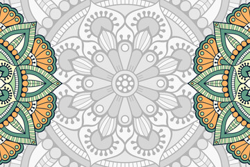 Vector ornamental background with mandala