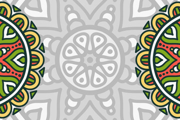 Vector ornamental background with mandala