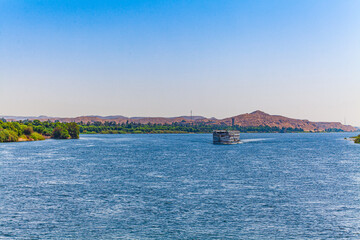 River Nile in Egypt. Life on the River Nile