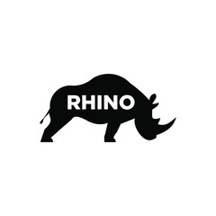 rhino logo design with geometry