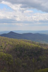 view of the mountains