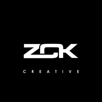 ZCK Letter Initial Logo Design Template Vector Illustration