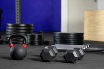 Equipo de gimnasio para hacer ejercico.
