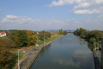 Naklejka na ściany i meble Schleuse Main Donau kanal