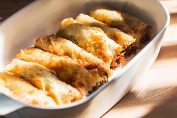 Primer Plano Canelones caseros