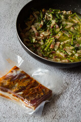 Asparagus and bacon