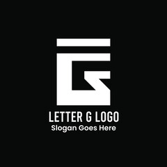 Letter G logo design vector