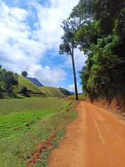 road in the countryside