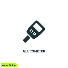 glucometer icon vector illustration simple design element