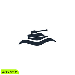 tank icon symbol design element