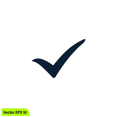 check list icon symbol vote logo template