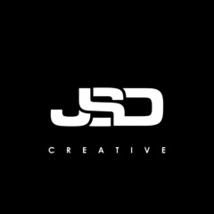 JSD Letter Initial Logo Design Template Vector Illustration