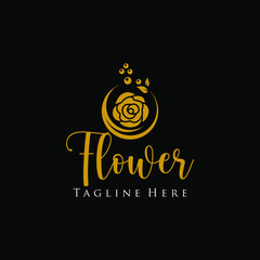 Flower luxury beautiful Inspiration Logo Tamplate