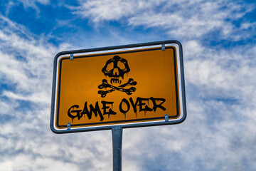 Game Over Signpost