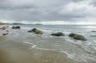 Moeraki Boulders at Koekohe Beach