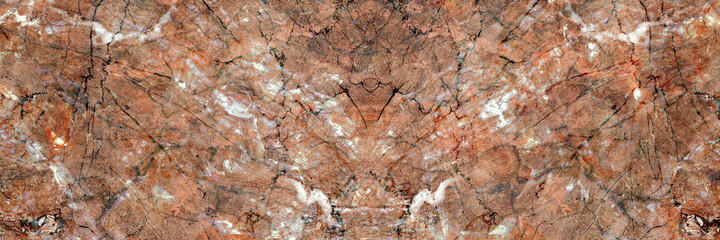 natural pattern of marble background, Surface rock stone with a pattern of Emperador marbel, Close up of abstract texture with high resolution, polished quartz slice mineral for exterior. 