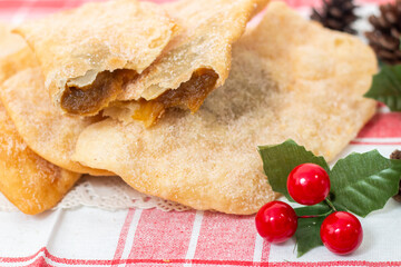 Typical chickpea or sweet potato pastry