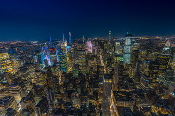 New York city in der Nacht