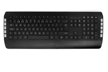 Black personal computer keyboard