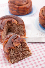 Traditional folar cake