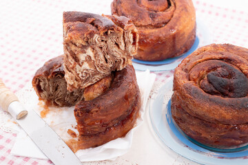 Traditional folar cake