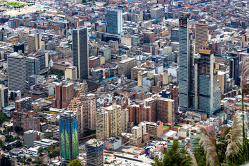 Fototapeta na wymiar Landscape view of Bogota, Colombia