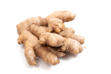 Close up of ginger root vegetable
