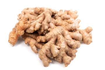 Close up of ginger root vegetable