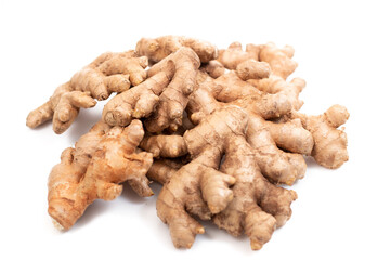 Close up of ginger root vegetable